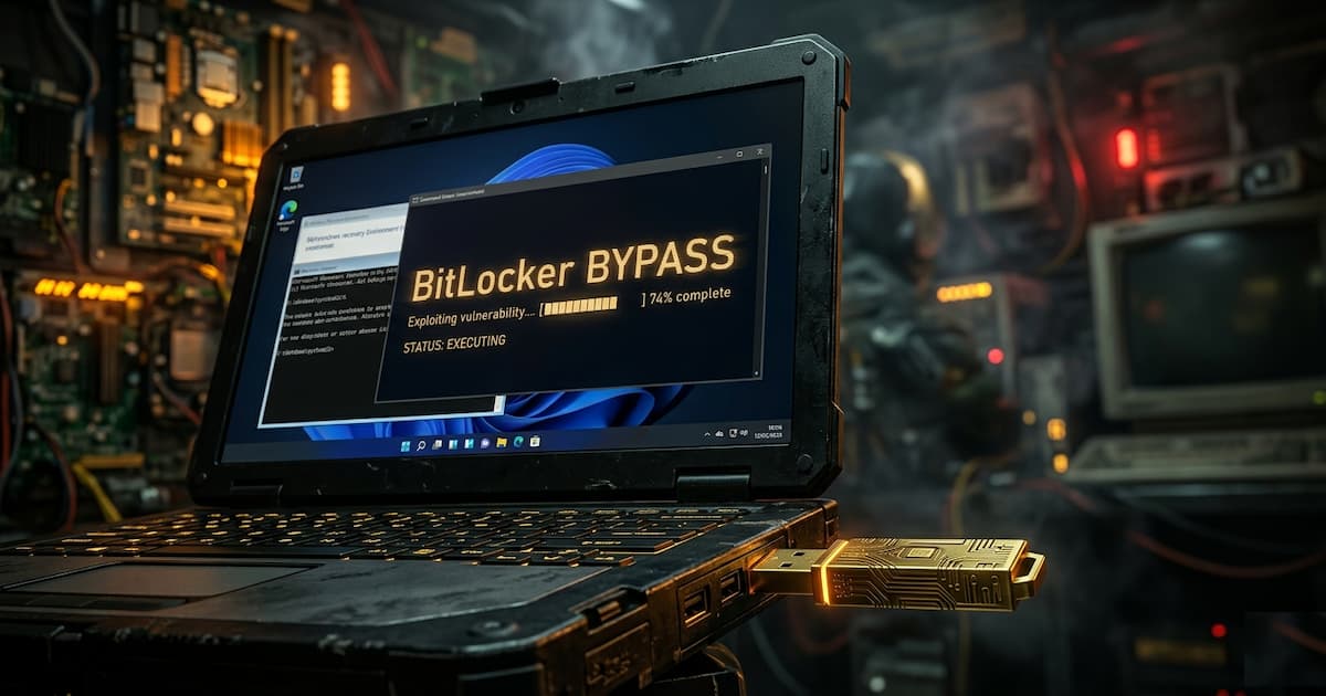 CVE-2026-45585 YellowKey : bypass BitLocker via USB sur Windows