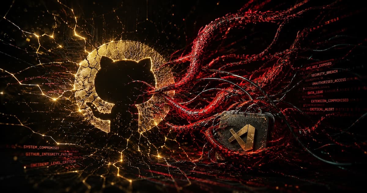 GitHub pirate via VS Code : supply chain France 2026